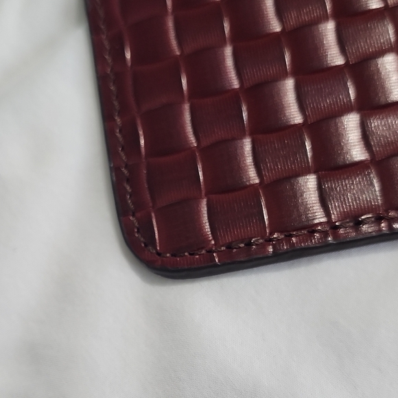 Dooney & Bourke Maroon Woven Wristlet
